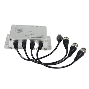 CCTV 4通道无源发射机视频巴伦BNC公到UTP Rj45 Cat5 4 CH UTP视频巴伦传输用于CCTV系统 - Product Image 2