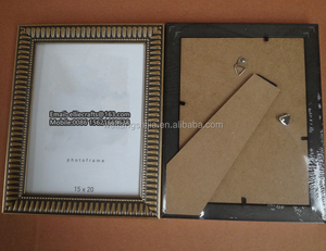 高品质 A4 21x29.7 金 PS 塑料文凭框架文件框架证书框架与垫和塑料玻璃