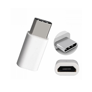 迷你插头微型USB母至Type-c公适配器快速充电数据OTG转换器连接器插头适配器c型适用于智能手机 - Product Image 5