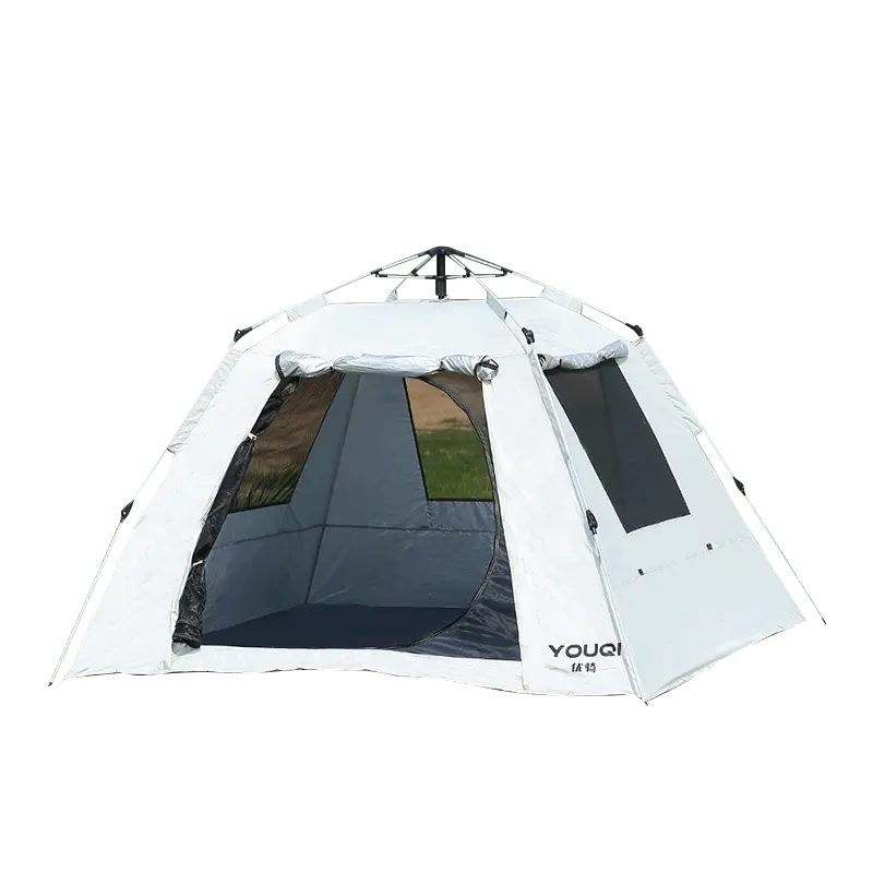 Lujo al aire libre Camping portátil impermeable ligero Pop Up 2-4 personas automático plegable retráctil tiendas de campaña