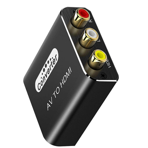 Adaptador convertidor de AV a HDMI personalizado de fábrica (con cable) [P 1080/60Hz]-Plug and Play para cine en casa/proyector. - Product Image 2