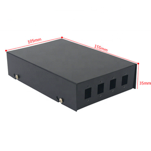 Bolein a pequeña escala SC 4 puertos y LC 8 puertos FTTH Cable de fibra óptica de parche Mini Panel 1U UPC fijo ODF de la caja de terminales - Product Image 5