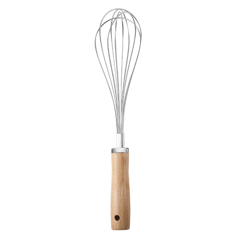 Wooden handle-Egg beater