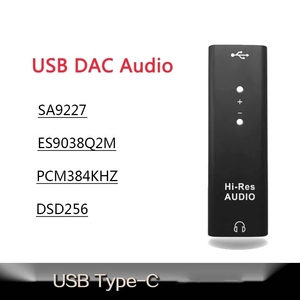 ES9038Q2M Headphone Amplifier Audio USB DAC <strong>Decoder</strong> Type-c Portable HIFI <strong>Computer</strong> DSD252
