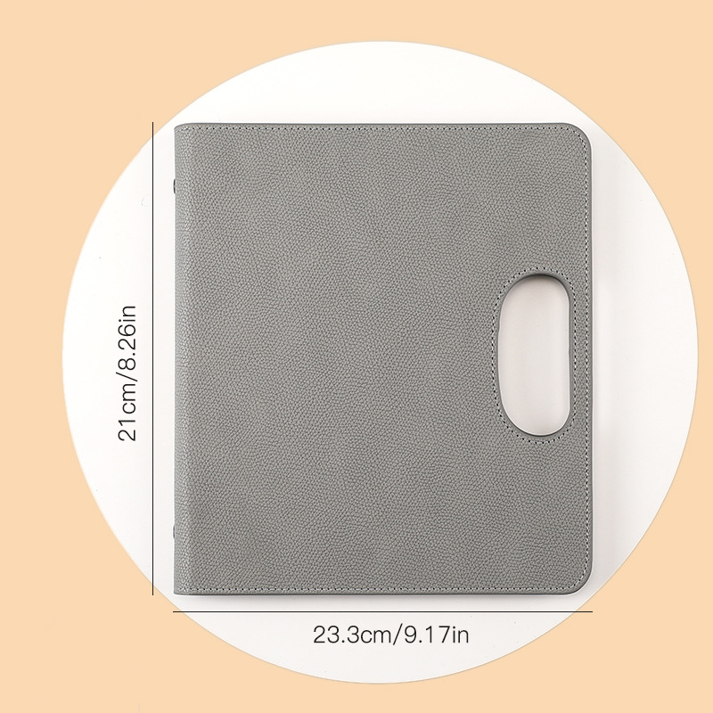 Cuaderno portátil gris