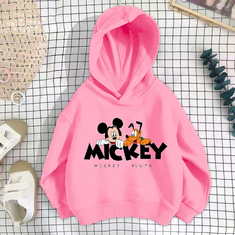 Pink puppy mickey mouse sweatshirt