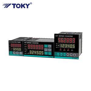 High Precision Industrial Pulse Digital Counter 48*96mm Two-Row 6 <strong>Digits</strong> Display Electronic Counters - Product Image 3