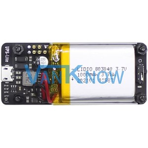 <strong>Raspberry</strong> <strong>Pi</strong> Zero W 5V 2A UPS Integrated Serial Port and Electric Quantity Detection Function Charging Power Supply - Product Image 2