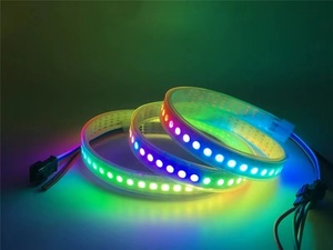 WS2815 RGB LED şerit işık 144/30/60/96 Leds metre başına 2815 dijital rüya piksel DC 12V Neon 10/12mm denetleyici App kontrolü - Product Image 4