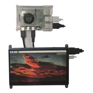 Pantalla TFT de entrada 1024x600, pantalla LCD de 7 pulgadas, módulo LCD, pantalla táctil capacitiva con placa de controlador Raspberry Pi