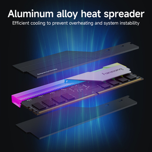 RGB DDR5 RAM 16GB 6000MHZ 64000MHZ 72000MHz ECCカードPCコンピュータデスクトップメモリスティックラムズ - Product Image 3