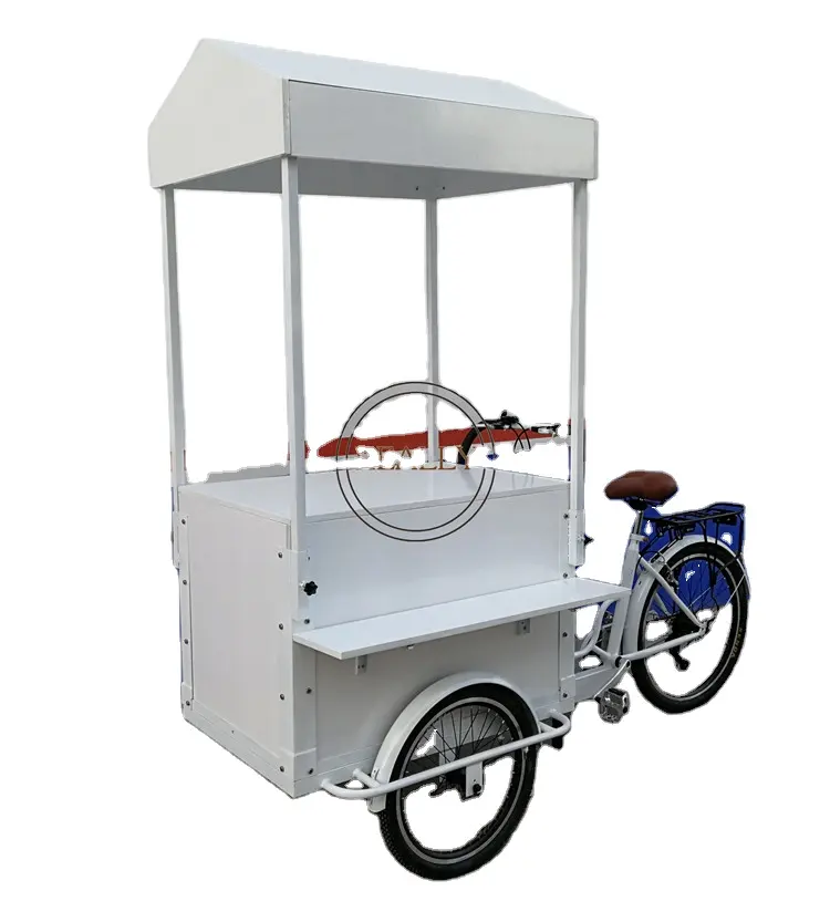 2023 maßge schneiderte mobile Elektro-/Pedal Fast Food Bike Street Vending Dreirad