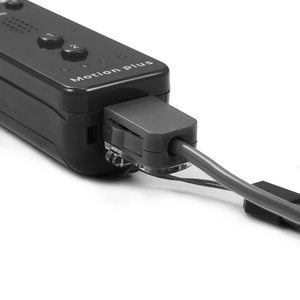 <strong>Black</strong> Built-in Motion Plus <strong>Wii</strong> Remote and Nunchuck Controller Gaming Joystick for Nintendo <strong>Wii</strong> <strong>Wii</strong> U Console - Product Image 6