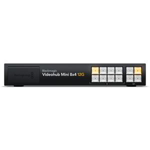 Videohub迷你8X4 12G-2/3机架宽矩阵切换器，具有8 X 12G-SDI输入和环路输出 - Product Image 1