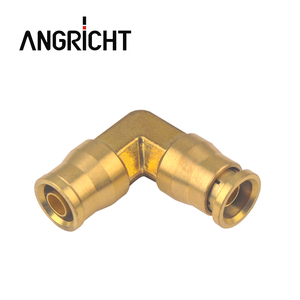 Factory Directly Supply 1/2 3/<strong>8</strong> 5/16 1/4 5/32 D.O.T Brass Fittings Air Brake Push in <strong>Elbow</strong> Fittings - Product Image 1