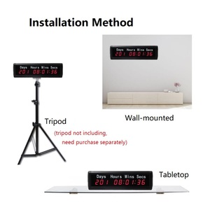 Yizhi 1 "นาฬิกาดิจิตอลแบบพกพา, นาฬิกาปฏิทินติดผนัง LED 999วันนับถอยหลังสำหรับวันเกิดกลับไปโรงเรียน - Product Image 5