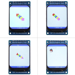 DIYmalls 1,69 "Zoll IPS-Modul TFT LCD-Bildschirm SPI 3,3 V 240x280 ST7789 RGB 65K Farbe für Arduino ESP32, keine Berührung