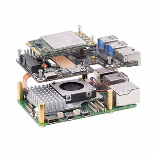 Lampone PI 5 PCIE a 4G modulo di comunicazione scheda SIM RJ45 Gigabit scheda di espansione Ethernet lampone PI 2G 4G 8G - Product Image 2