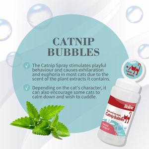 Catnip Fabricante Safe Catnip Bubbles Catnip Flavor Bubble para gatos
