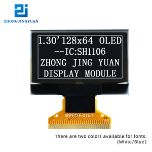 Der 1,3-Zoll-OLED-Anzeigemodul 128x64-Treiber-IC ist ein monochromes Display mit SH1106-SPI/IIC/paralleler Schnitts telle - Product Image 2