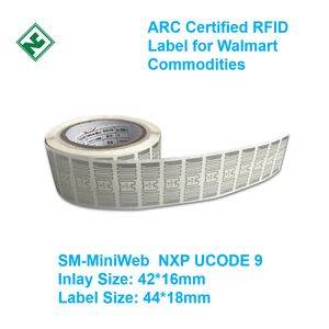 ARC Certified RFID <strong>Wet</strong> <strong>Inlay</strong> Long Range UHF Smart RFID Chip Tag - Product Image 2