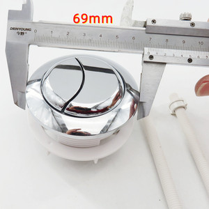 58mmデュアルプッシュトイレフラッシュボタン水タンクプッシュボタンロッドトイレタンクボタン、トイレ貯水槽用スレッド付き - Product Image 4