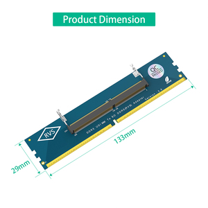 Laptop RAM zu SO U-DIMM Desktop Adapter karte, Speicher tester SO DDR5 zu DDR5 U-DIMM Konverter - Product Image 4