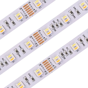 60leds 24v סין מפעל באיכות גבוהה 5 ב <span class=keywords><strong>1</strong></span> שבב smd rgb ccct הוביל רצועת אור dc 12v 5in1 rgbcww גמיש רצועה רצועה