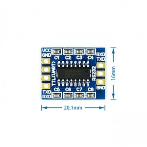 RS232 SP3232 TTL zu RS232 Modul RS232 zu TTL Pinsellinie serieller Port Modul