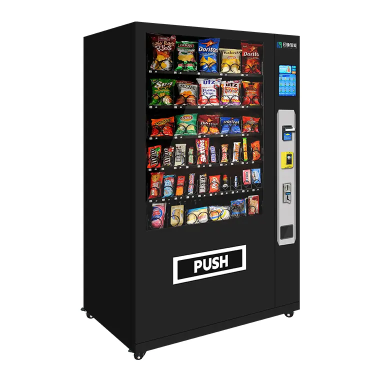 Hot Selling Combo Vending Machine Small Vending Machine Sale For Foods And Drinks Digital Combo Black Vending Machines