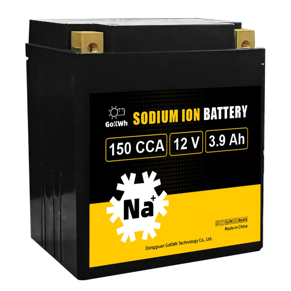 Na Battery 12 Volt 12V Sodium ion Battery Motorcycle Starting Emergency 3.9Ah 4Ah 5Ah SIB Some Mini Power Supply 78A 150 CCA