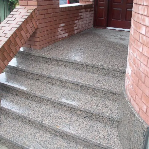 Piedra granito antideslizante escaleras Natural delgada losa pulida