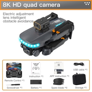 TAYA P14 Drone FPV kamera büyük kapasiteli pil HD dosya takip uçuş uzaktan kumanda acemi oyuncak Drones teslimat 2 piller - Product Image 5