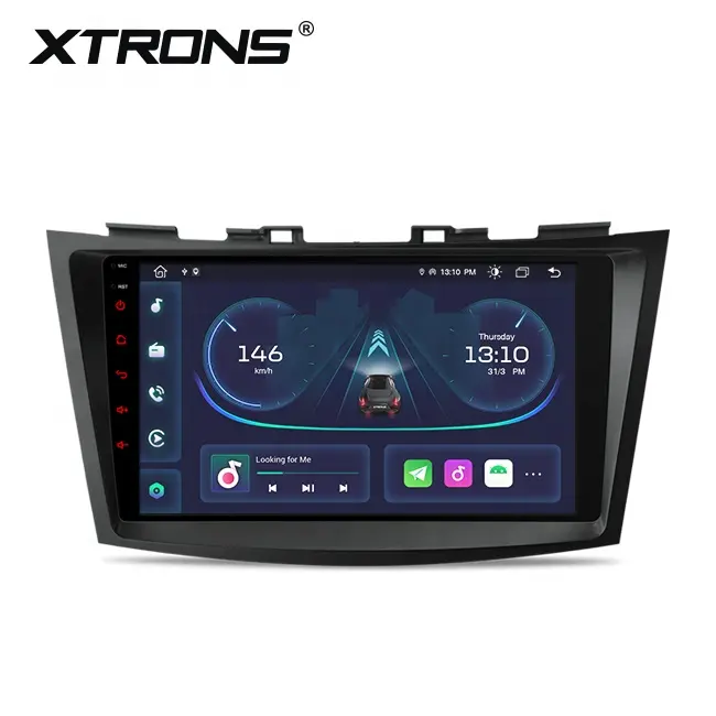 XTRONS 9 Inch Android 12 Octa Core Car Multimedia Navigation GPS Carplay DSP Car Radio For Suzuki Swift , Ertiga 2011-2017