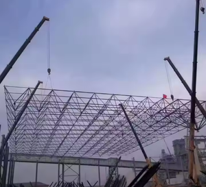 Fabricante de China, estructura de acero para construcción, estructura de acero, sistema de marco espacial para techo de gimnasio - Product Image 5