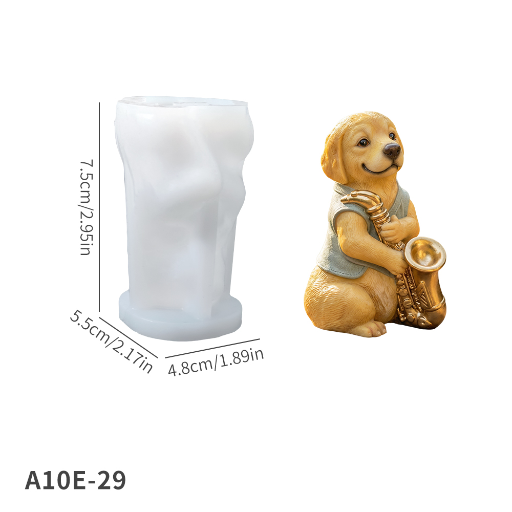 Moule pour chiot Sax blanc