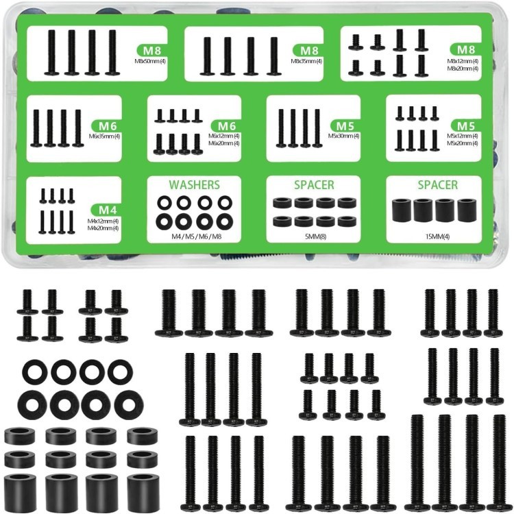 68pcs TV screws