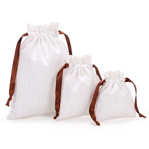 Bolsa de algodón de lona reciclable ecológica personalizada, bolsa con cordón, patrón de rayas, logotipo personalizado, cadena de estilo plegable para ir de compras - Product Image 5