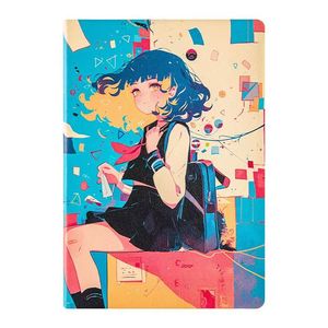 Cream-<strong>coloured</strong> 160 <strong>Pages</strong> B5 Custom PU Leather Hard Cover Promotional <strong>Notebook</strong> <strong>with</strong> a Ribbon Personalised Note Pad for School - Product Image 3