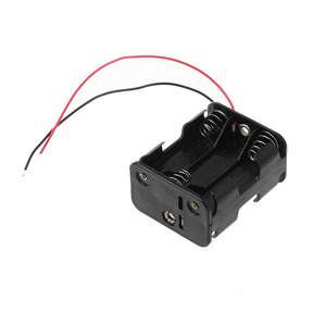 6AA 2A Batteriesp eicher clip halter 9V DIY-Akkus Power Box Case Schwarze Kabel Backup-Ladegerät IQOS Education Maker Boards - Product Image 1