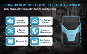 HUMZOR Z126 IMMO anahtar programlama için OBD2 tarayıcı tam sistem tanı lastik basıncı pil öğrenme silme okuma kodu yağ sıfırlama