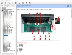 ECUS Pinout E-Book Repair <strong>Software</strong> Immo Location Multimeters Transistor <strong>EEprom</strong> RAM PAL Decoder - Product Image 3