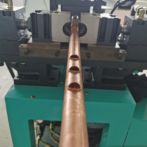 Tự Động NC Thủy Lực Sáo Ống Lỗ Đột Mặt Bích Máy Đục Lỗ Cho Thép Đồng Cổ Áo Ống Tủ Lạnh Manifold - Product Image 4