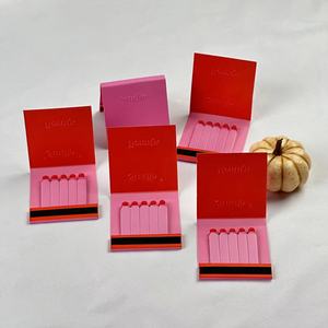 Kağıt maçlar özelleştirilmiş kibrit kutusu istemi alt adedi dekoratif tutucu baskılı özel maçlar matchbox - Product Image 4