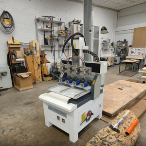 Macchina per incisione su legno cnc 4060 con router rotativo 4 assi kit router cnc per intagliare il legno - Product Image 3