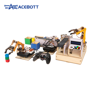 ESP32 Smart Automation Education Kit mit Roboterarm-Sortier fördersystem für Arduino STEM-Projekte