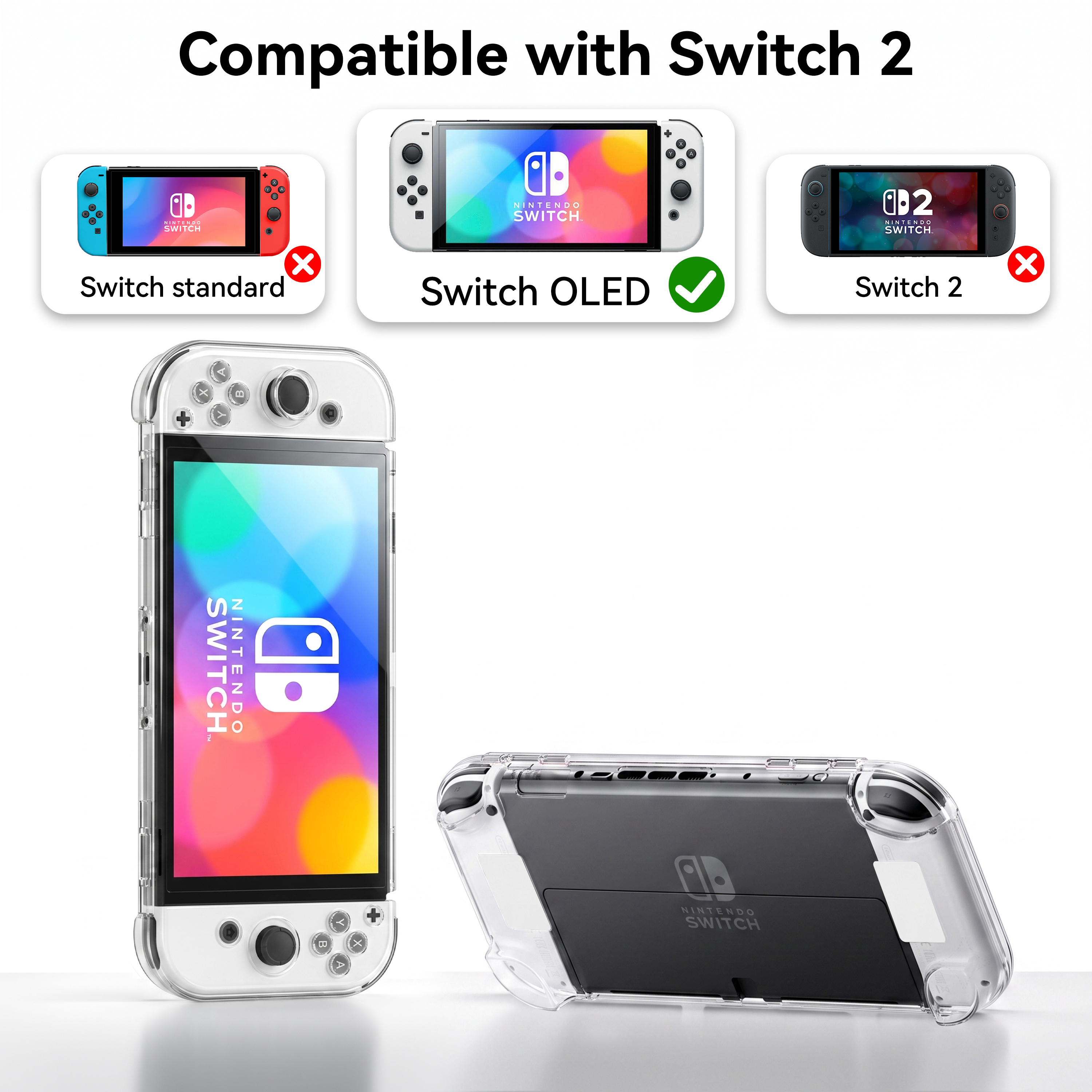 Switch OLED Protective Case (not have a game card slot)