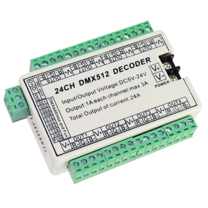 5V 12V 24V Common Anode <strong>DMX512</strong> <strong>Decoder</strong> 3 CH 9 CH 24 CH Channels <strong>DMX</strong> <strong>LED</strong> <strong>RGB</strong> RGBW <strong>Controller</strong> for <strong>LED</strong> Strip,Lamp,Light,Lights Tape - Product Image 4