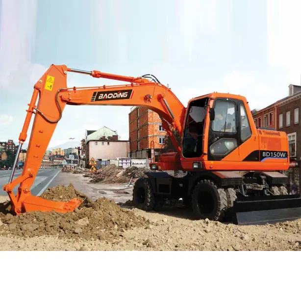 Fábrica de fábrica 14500kg Excavadora hidráulica de 12 toneladas excavadora cargadora ensacadora con precios competitivos cumple con CE/EPA/EURO 5 excavadora de ruedas 6t 8t 15t