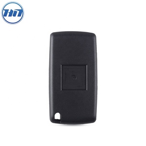 2 düğmeler CE0536 tipi Flip uzaktan araba anahtarı değiştirme kabuk durumda Peugeot HU83 itmeli anahtar - Product Image 3